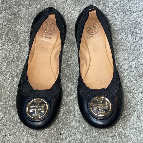 Tory Burch Shoes Tory Burch Caroline Black Flats Poshmark